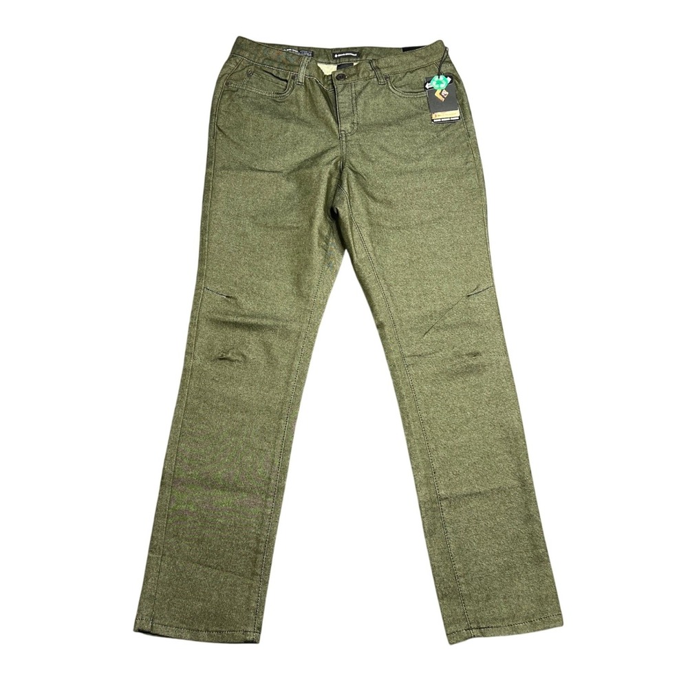 Black Diamond Olive Green Skinny Pants